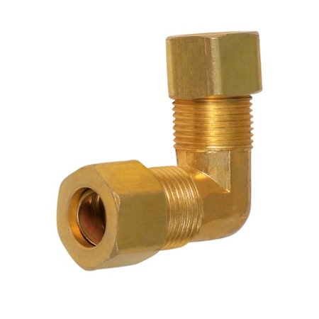Everflow 5/8 O.D. COMP 90 Degree Elbow Pipe Fitting, Lead Free Brass C65-58-NL